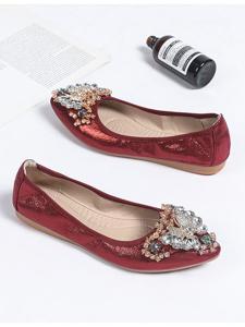 Plain Mesh Fabric Casual Shallow Shoes