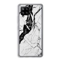 Witte marmer 2: Samsung Galaxy A42 5G Transparant Hoesje