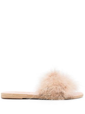 Ancient Greek Sandals sandales en cuir Mia Marabu - Tons neutres