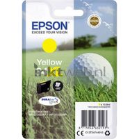 Epson Golf ball Singlepack Yellow 34XL DURABrite Ultra Ink - thumbnail