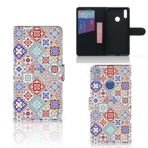 Huawei Y7 (2019) Bookcase Tiles Color