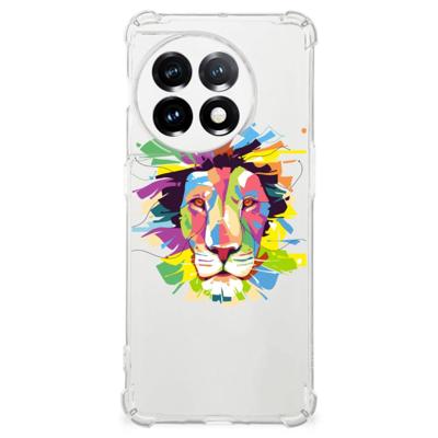 OnePlus 11 Stevig | Bumper Hoesje | Lion Color