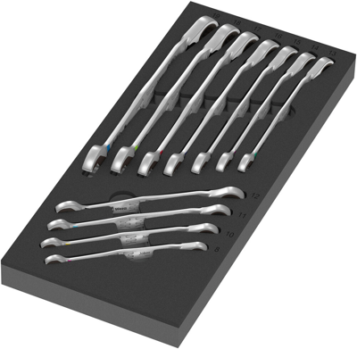 Wera 9733 Schuimrubberen Inzetstuk | Inclusief 6001 Joker Switch Set 1 | 11 stuks - 5150123001
