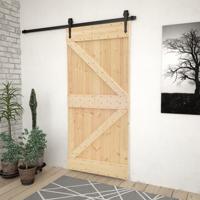 Deur 80x210 cm massief grenenhout