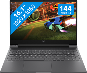 HP Victus Gaming 16-r0973nd Intel® Core™ i7 i7-13620H Laptop 40,9 cm (16.1") Full HD 16 GB DDR5-SDRAM 512 GB SSD NVIDIA GeForce RTX 4060 Wi-Fi 6 (802.11ax) Windows 11 Home Zwart