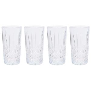 Waterglazen - 4x - 260 ml - longdrinkglazen - vaatwasserbestendig