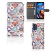 Motorola Moto E32 | Moto E32s | Bookcase | Tiles Color