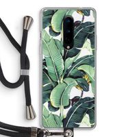 Bananenbladeren: OnePlus 8 Transparant Hoesje met koord