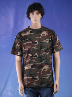 Camouflage t-shirt woodland - thumbnail