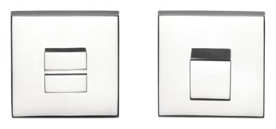 Formani toiletgarnituur Square LSQWC50 - gepolijst RVS
