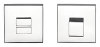 Formani toiletgarnituur Square LSQWC50 - gepolijst RVS
