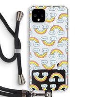 Regenboog: Pixel 4 XL Transparant Hoesje met koord