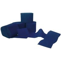 Crepe papier rol - 5x - navy blauw - 200 x 5 cm - brandvertragend - thumbnail