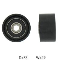 Geleiderol, distributieriem SKF, Diameter (mm)53mm, u.a. für Saab, Opel, Fiat, Alfa Romeo, Lancia, Vauxhall, Suzuki, Cadillac, Chevrolet, Jeep