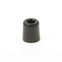 3x Deurbuffer / deurstopper zwart rubber 50 x 30 mm - thumbnail