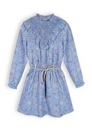 NoNo Meisjes jurk AOP - Mayana - Provence blauw - thumbnail
