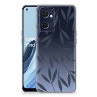 OPPO Reno 7 5G | Find X5 Lite TPU Case Leaves Blue - thumbnail