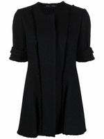 Proenza Schouler veste évasée en tweed - Noir