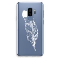 Pluim: Samsung Galaxy S9 Plus Transparant Hoesje