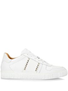 Philipp Plein baskets à détails de clous - Blanc