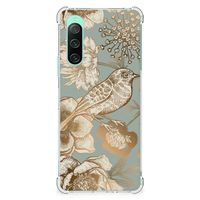 Case voor Sony Xperia 10 V Vintage Bird Flowers - thumbnail