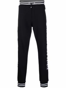 Philipp Plein pantalon de jogging à logo brodé - Noir