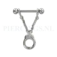 Tepelpiercing hanger handboei