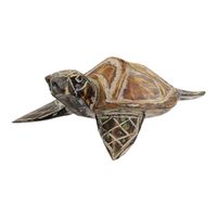 Houten Beeld Schildpad (24 x 16 cm)