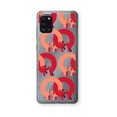 Dogs: Samsung Galaxy A31 Transparant Hoesje
