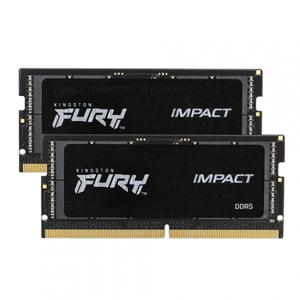 Kingston FURY Impact Werkgeheugenset voor laptop DDR5 64 GB 2 x 32 GB Non-ECC 4800 MHz 262-pins SO-DIMM CL38 KF548S38IBK2-64