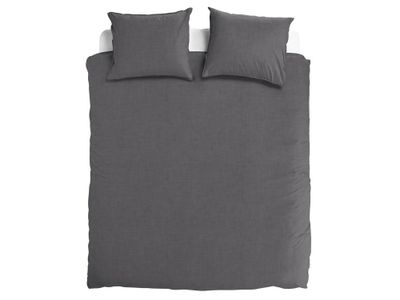 Dekbedovertrek Lou Dark grey | totaalBED | 2-persoons