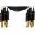 Cordial CML8-0VV3C Intro multikabel 8x 6.3mm TRS jack - 8x 6.3mm TRS jack 3m