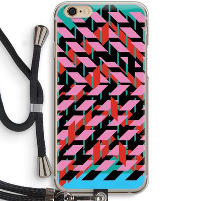 Skew Blush 2: iPhone 6 / 6S Transparant Hoesje met koord