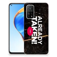 Xiaomi Mi 10T | 10T Pro | Siliconen hoesje | met naam Already Taken Black Xiaomi Mi 10T | 10T Pro | Siliconen hoesje | met naam Already Taken Black