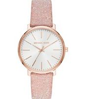 Horlogeband Michael Kors MK2884 Leder Roze 18mm - thumbnail