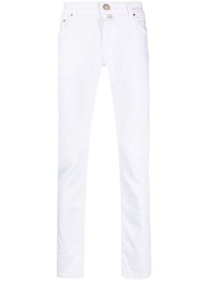 Jacob Cohën jean Nick à coupe droite - Blanc