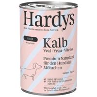 Hardys Junior kalf met wortel natvoer hond 12 x 400 g