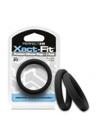 #17 Xact-Fit Cockring 2-Pack - Black