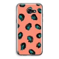 Pink Cheetah: Samsung Galaxy A5 (2017) Transparant Hoesje