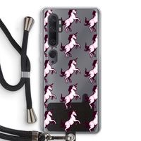 Musketon Unicorn: Xiaomi Mi Note 10 Transparant Hoesje met koord