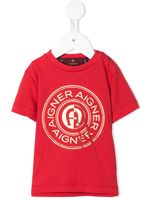 Aigner Kids t-shirt à logo imprimé - Rouge - thumbnail