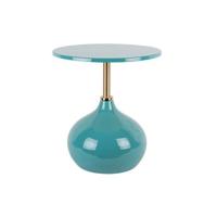 Leitmotiv - Bijzettafel Kensi - Turquoise blue