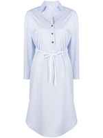 Peserico robe-chemise à manches longues - Bleu