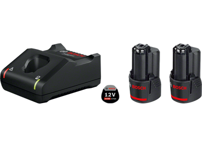 Bosch Blauw Starterset Advanced - 2 x GBA 12V 3.0Ah + GAL 12V-40 Professional - 1600A019RD