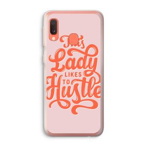 Hustle Lady: Samsung Galaxy A20e Transparant Hoesje