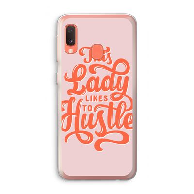 Hustle Lady: Samsung Galaxy A20e Transparant Hoesje