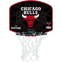 Spalding Basketbal Miniboard Chicago Bulls zwart/rood - thumbnail