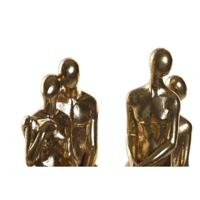 Bokstöd DKD Home Decor 9 x 8 x 26 cm Hars Glam