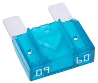Dresselhaus zekering bananenstekker "maxi" flat fuse maxi 60a 1 piece / light blue