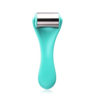 3 PC'S Facial Massager Beauty instrument RVS ijs roller Lift verstevigende gezicht huidverzorging gezicht (blauw)